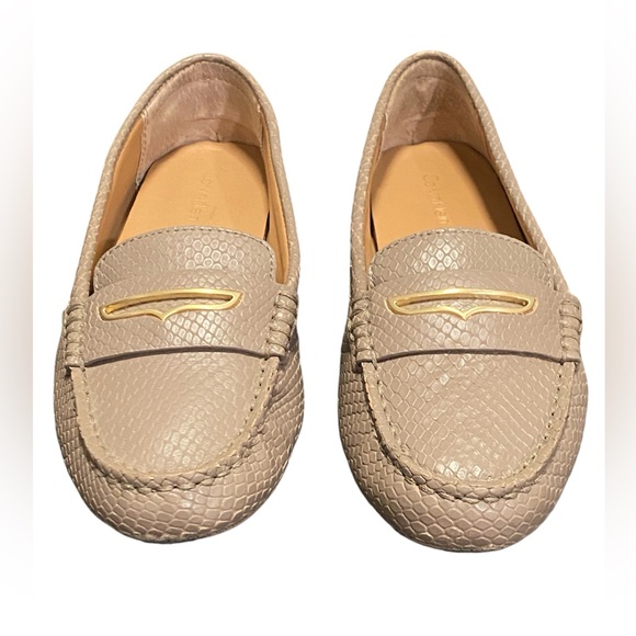Calvin Klein Linsey Loafer, Gold Hardware, Academia, Gilmore Girl, size 7M - Picture 3 of 12
